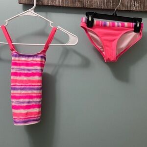 2 piece bathing suit size 6/6x
